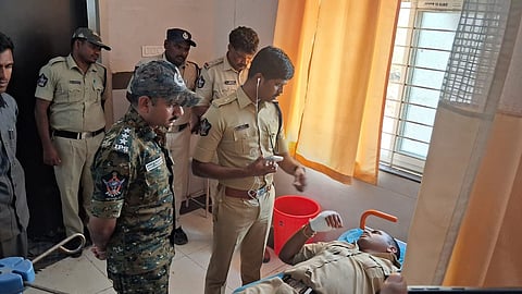 A murder accused was injured in police firing after he allegedly attacked Police officers during a crime scene reconstruction in Yadiki Mandal of Anantapur