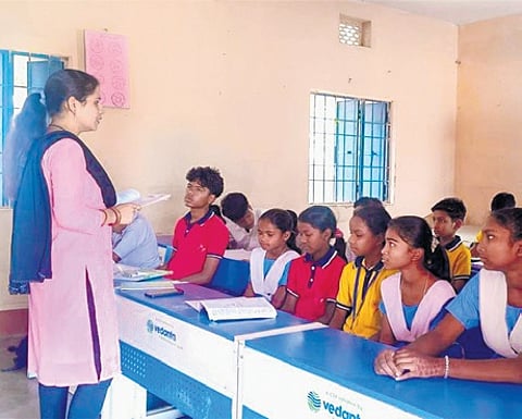 The initiative enhances preparedness for competitive examinations and scholarships, including Odisha Adarsha Vidyalaya (OAV)