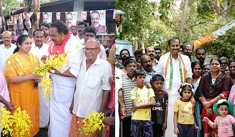 and UDF candidate Anoop Jacob from the Piravom