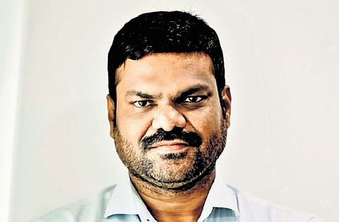 Former PMK leader GK Mani’s son, GKM Tamil Kumaran joined the Indian National Congress.