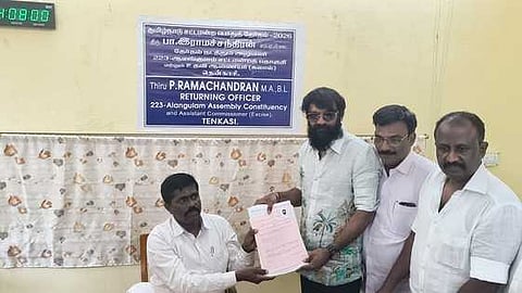 Notorious rowdy 'Rocket' Raja, who has several murder & attempt-to-murder cases against him across Tamil Nadu, filed his nomination as an independent.