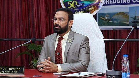 Dredging Corporation of India Limited Managing Director and CEO Captain S Divakar.