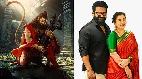 Jai Hanuman still; Rishab and Pragathi Shetty