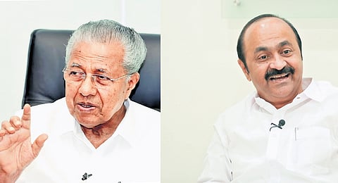 Pinarayi and Satheesan