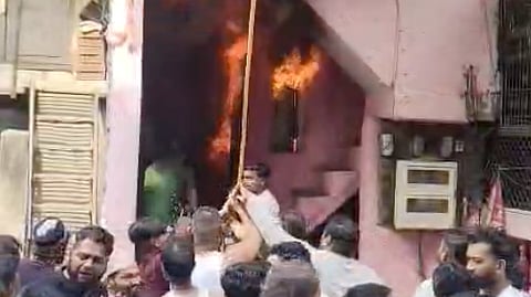 What began as a routine morning inside a modest two-storey house in the Mithi Khadi locality turned into a deadly disaster within minutes.