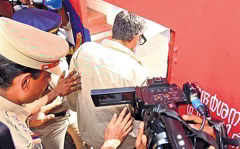 Director Ranjith, who was arrested following sexual harassment complaint filed by an actress, being shifted to the Ernakulam Sub Jail