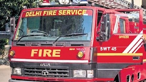 According to the Delhi Fire Services, a call was received at 5.14 pm reporting a blaze in a house where several people were trapped.