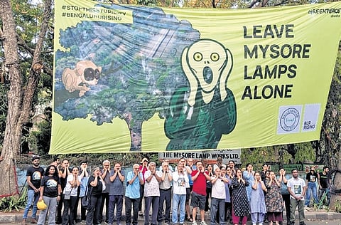 Led by Greenpeace India along with civil society groups under the Bengaluru Rising campaign, demonstrations were held at key locations.
