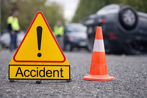 A head-on collision on the outskirts of Suryapet early Tuesday morning claimed the lives of two devotees and left several others injured.