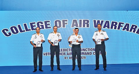 Valedictory function of 49th Higher Air Command Course (HACC) held at College of Air Warfare, Secunderabad on Wendesday