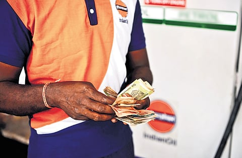 Retail diesel prices at oil marketing companies’ outlets in Tamil Nadu, however, remain unchanged at Rs 92.40 per litre