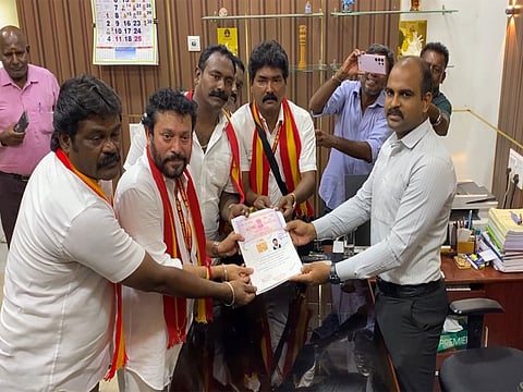 Tamil Nadu Assembly polls: TVK candidate Srinath files nomination from Thoothukudi