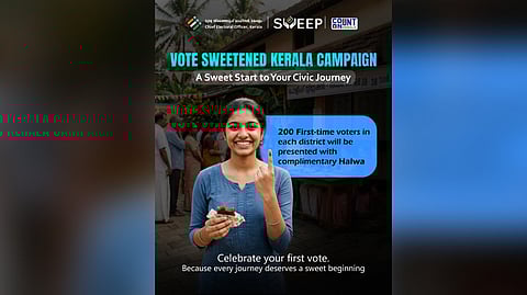 First-time voters in each district will receive specially branded halwa packets on polling day