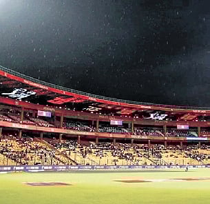 Bengaluru Chinnaswamy Stadium during the IPL match between RCB and SRH on March 28.