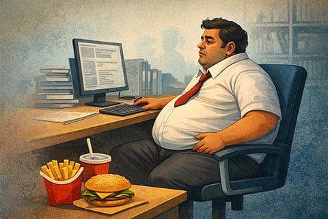 ‘Job, travel choices making urban males obese’