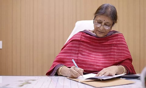 Amaravati Development Corporation Chairperson and Managing Director D. Lakshmi Parthasarathi