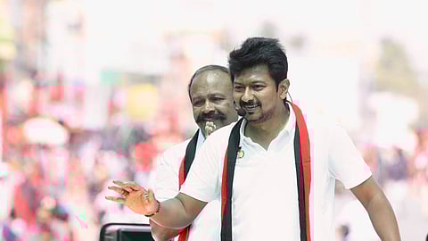 Deputy CM Udhayanidhi Stalin campaigns during Tamil Nadu election 2026