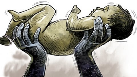 Child was taken around 12.30 am as parents waited for train; police launch probe but no CCTV footage available