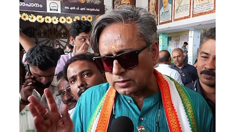 In a post on X, Tharoor said he had assured members of the Mahila Congress that the party “stood with them all the way” on the issue of women’s reservation.
