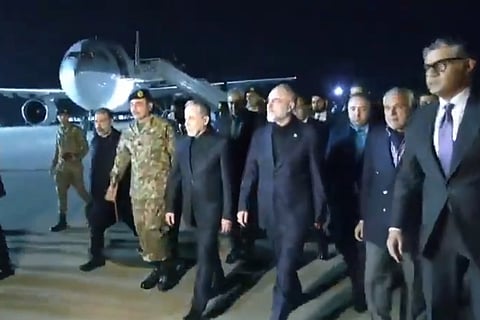 Iranian delegation arriving in Islamabad