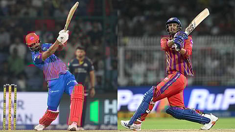 KL Rahul (L) & Mukul Choudhary