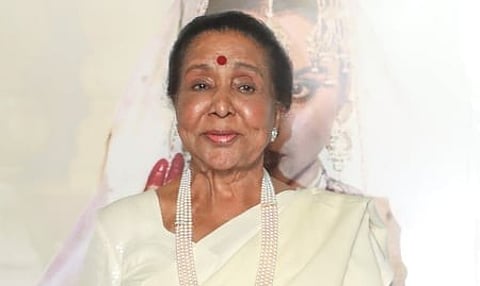 Veteran playback singer Asha Bhosle.