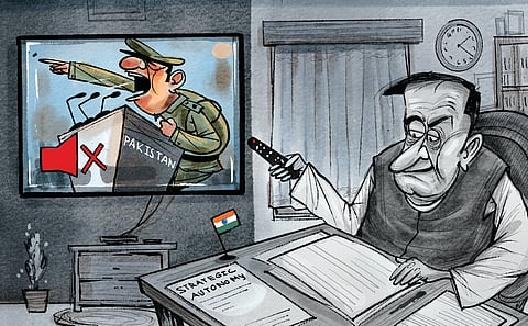 India and Pakistan, as is obvious, cannot be compared, let alone hyphenated