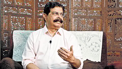 Dr A. Marthanda Pillai, noted neurosurgeon, during an interaction.