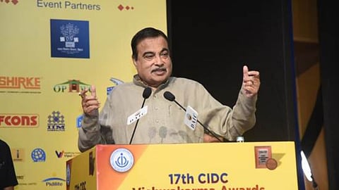 Nitin Gadkari addresses the 17th Vishwakarma Awards ceremony