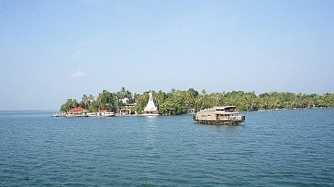 Ashtamudi Lake.