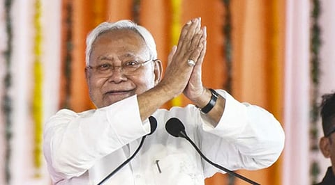 Bihar Chief Minister Nitish Kumar.