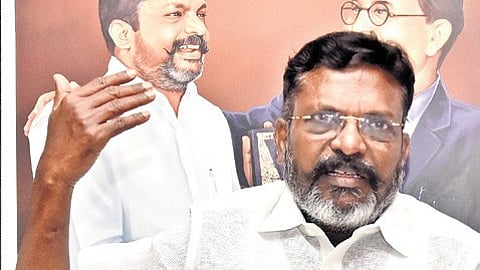 VCK chief and Chidambaram MP Thol Thirumavalavan.