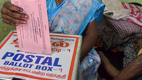 In another case, that postal votes which were supposed to be collected on Sunday were already collected on Saturday.