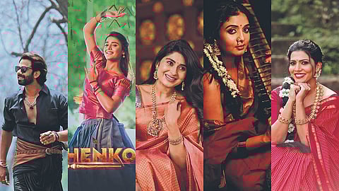 From L to R: Aryn Santosh, Manasvi Manu, Akshitha Bopaiah, Saranya, Pooja Shetty