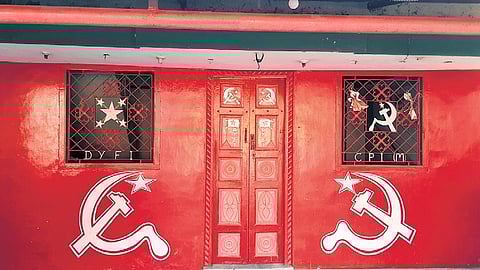A communist party office in Vannivelampatti, Madurai