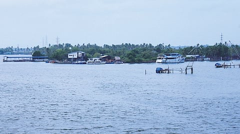 A view of the Thanthonni Thuruth