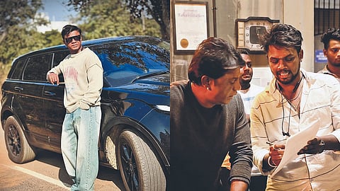 Vijay Kumar (L), with Veera (R)