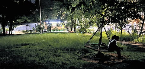 The Avenue Park at Panampilly Nagar remains neglected