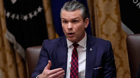 US Defence Secretary Pete Hegseth.