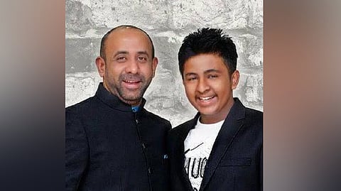 former BRS MLA Shakeel and his son Raheel Amir