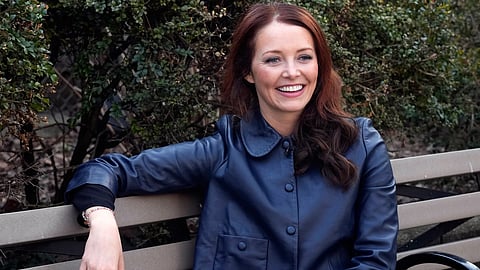 Lindsey Boylan, who helped drive Andrew Cuomo from office in 2021 when she came forward as the first woman to accuse the former governor of sexual harassment, speaks during an interview in New York, Tuesday, March 4, 2025.