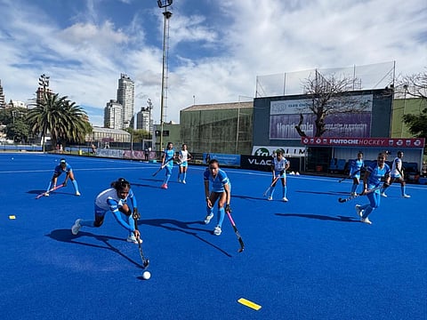 Indian women's hockey team stage solid comeback to level series against Argentina