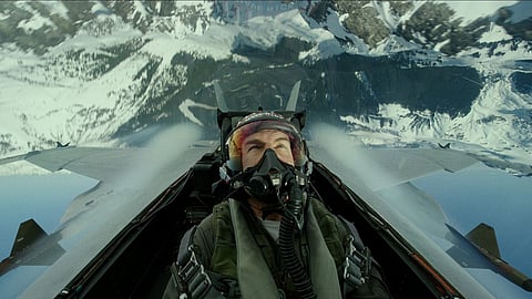 Tom Cruise in a still from Top Gun: Maverick