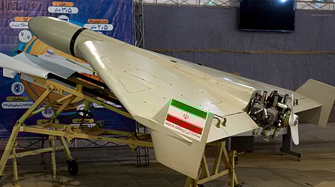 The Shahed 136 is an Iranian-designed, low-cost one-way attack drone.