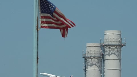 A Philippine Airlines plane takes off from Los Angeles International Airport in El Segundo, Calif., on Friday, April 17, 2026