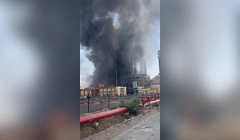 A massive fire broke out at the Pachpadra refinery in Rajasthan's Balotra district.