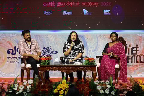 (L-R) Vinil Paul, Reena Shalini, and Aleena