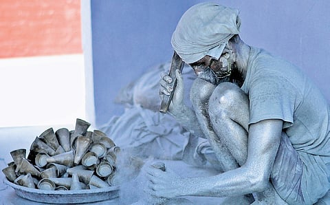 Nearly every second person in Sivakasi is employed in firecracker manufacturing units, pointing to the heavy occupational dependence on this hazardous industry.