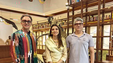 Rahul Jain and Gunjan Arora along with Miheeka Daggubati