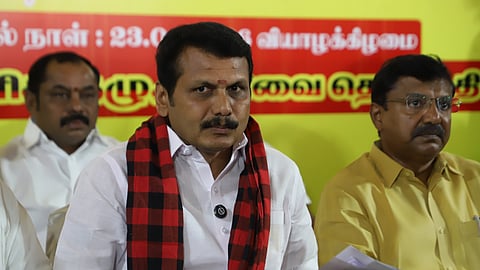 Coimbatore south assembly constituency DMK candidate V Senthil Balaji released manifesto for Coimbatore district on Tuesday.